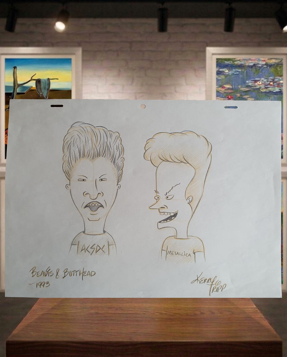 Beavis et Butthead dessin original