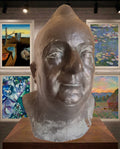 Buste bronze Georges Guyot et son plâtre