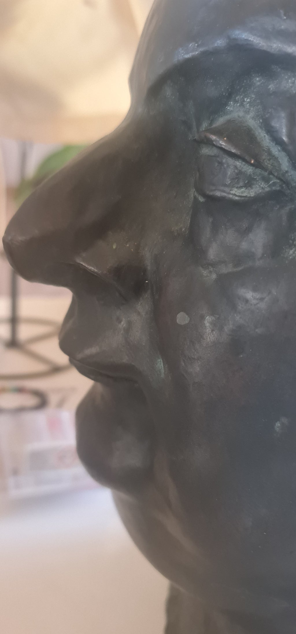 Buste bronze Georges Guyot et son plâtre