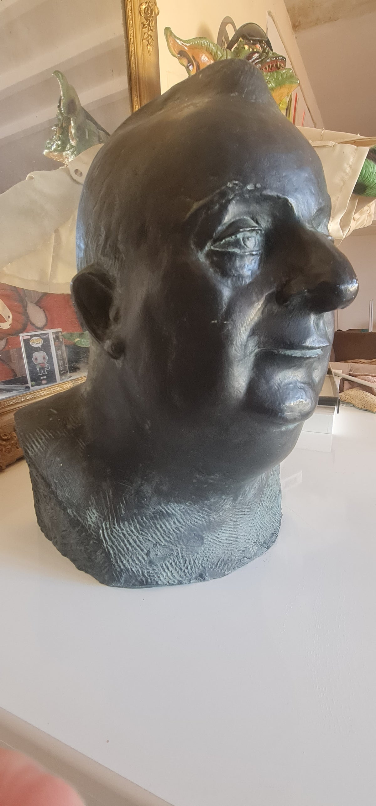 Buste bronze Georges Guyot et son plâtre