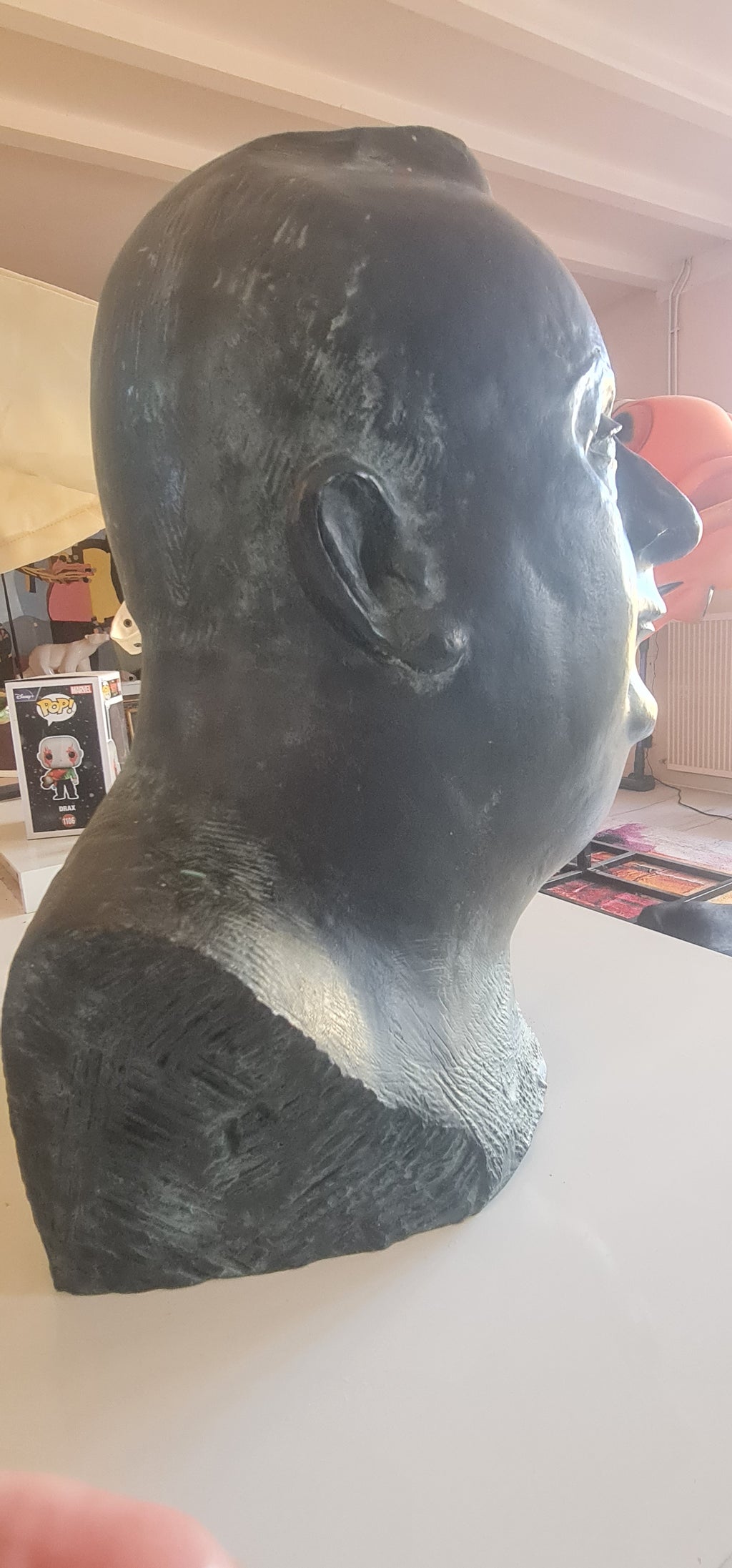 Buste bronze Georges Guyot et son plâtre