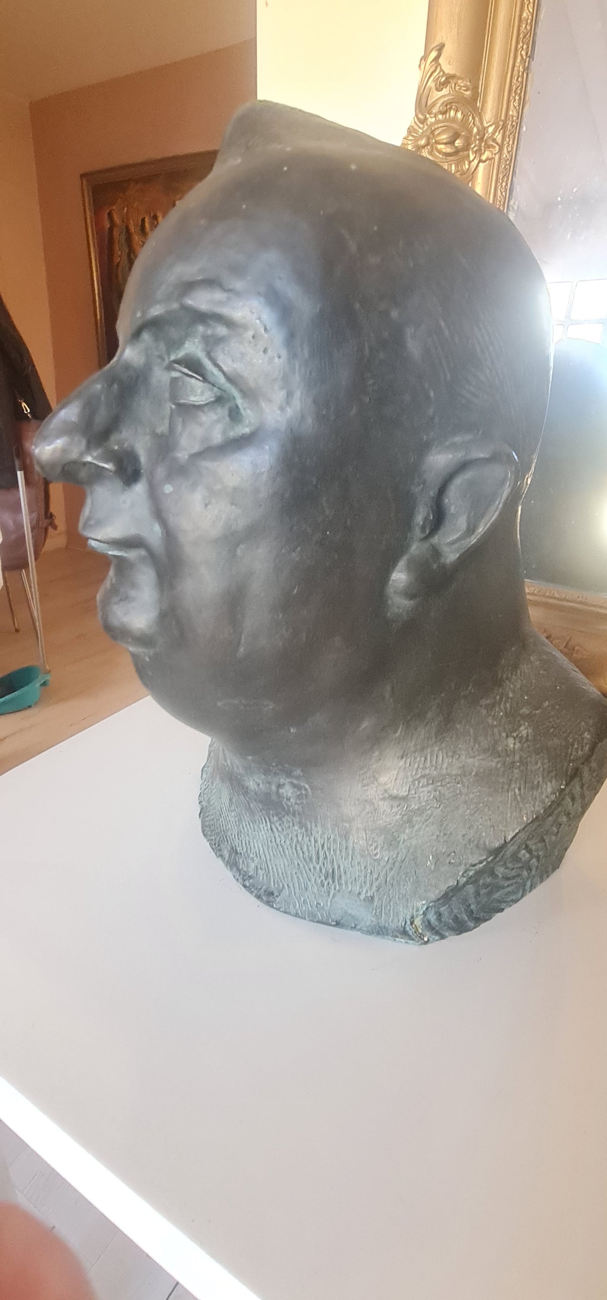 Buste bronze Georges Guyot et son plâtre