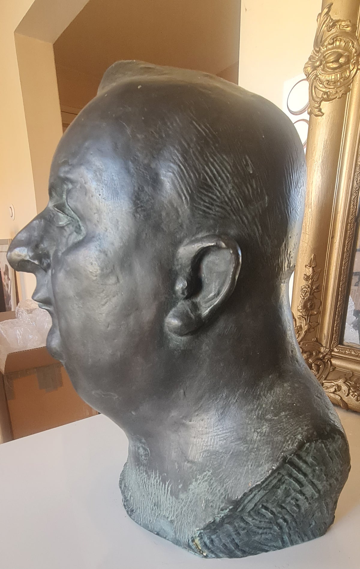 Buste bronze Georges Guyot et son plâtre