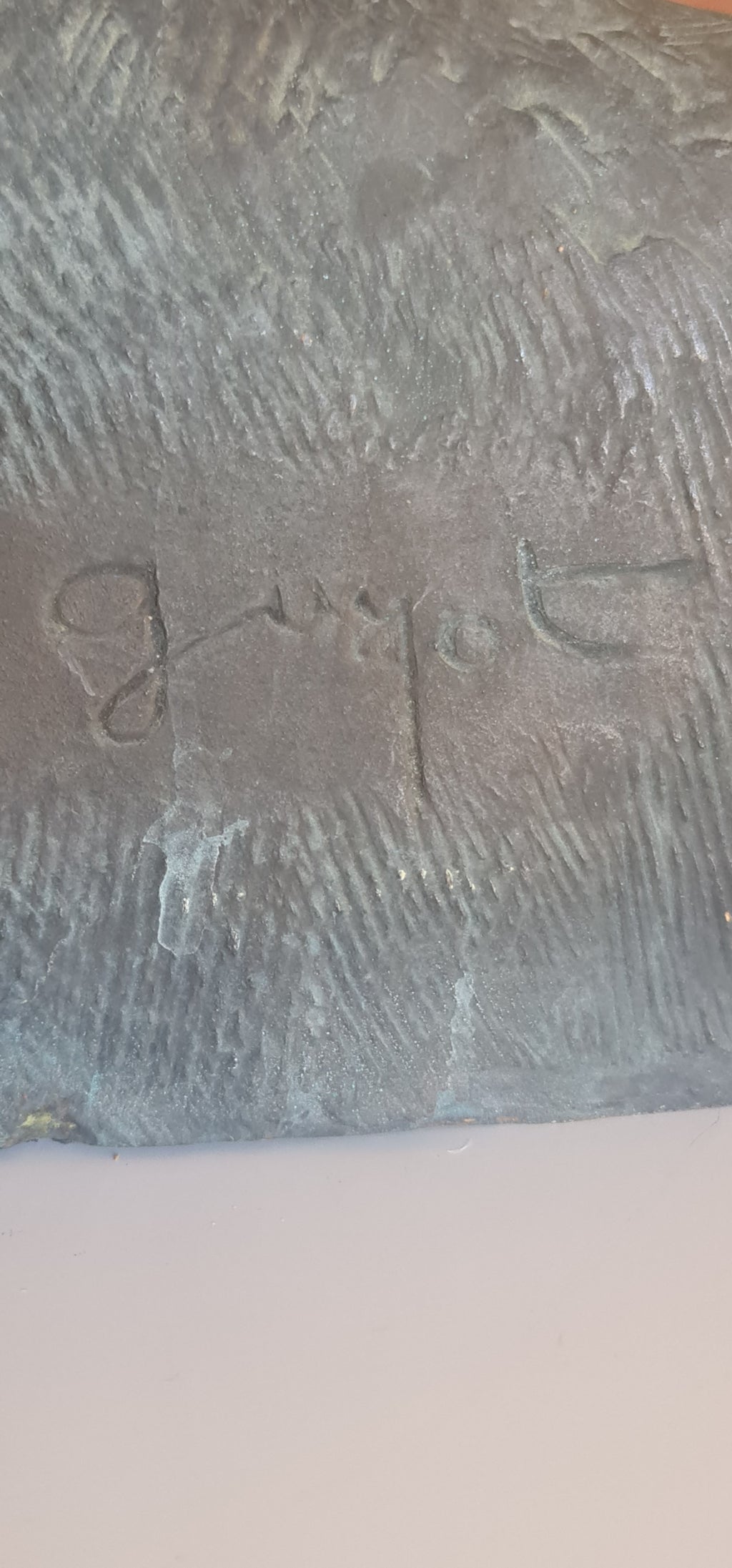 Buste bronze Georges Guyot et son plâtre