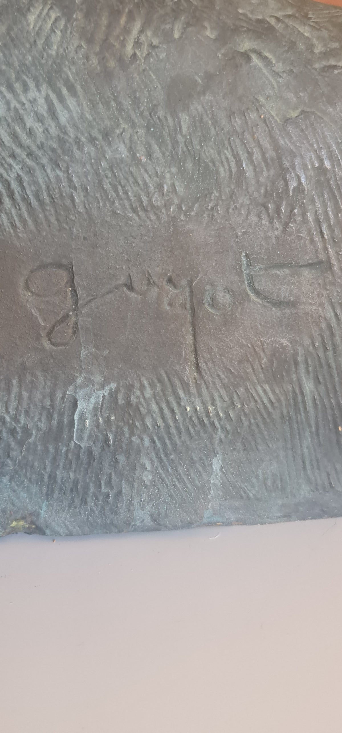 Buste bronze Georges Guyot et son plâtre