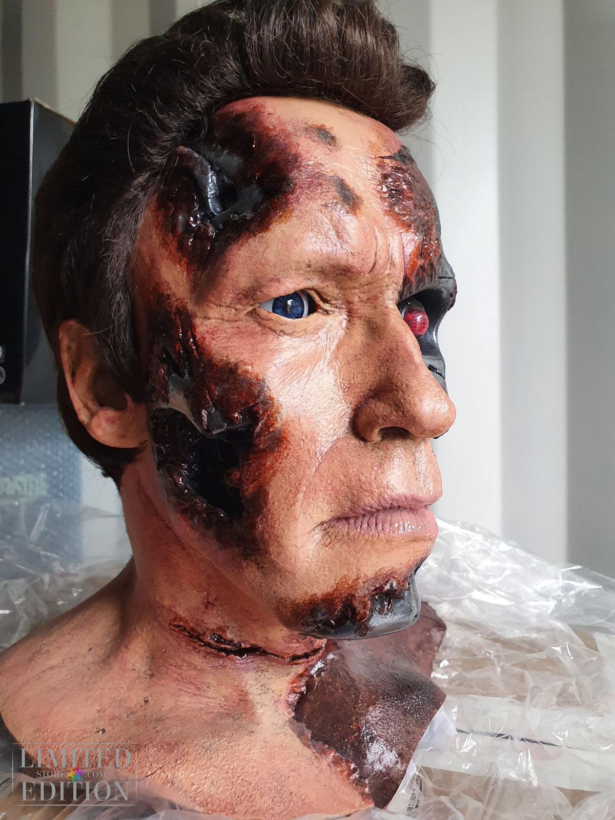 Pièce unique Buste Terminator signé par Arnold Schwarzenegger