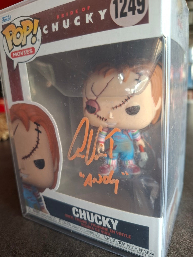 Chucky POP Funko signé par Alex Vincent aka Andy 1249