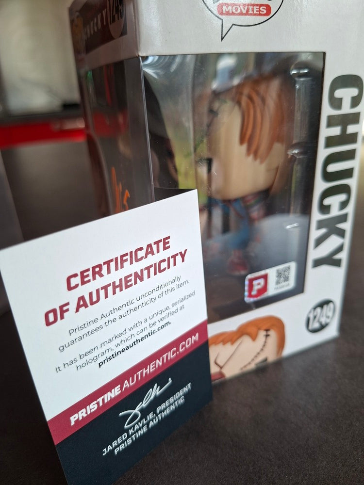 Chucky POP Funko signé par Alex Vincent aka Andy 1249