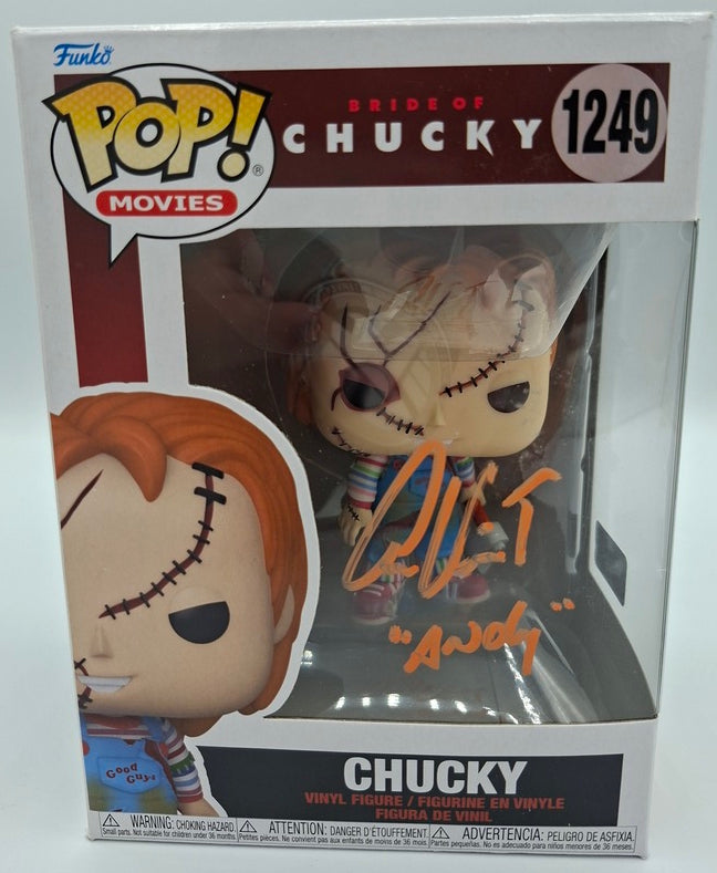 Chucky POP Funko signé par Alex Vincent aka Andy 1249