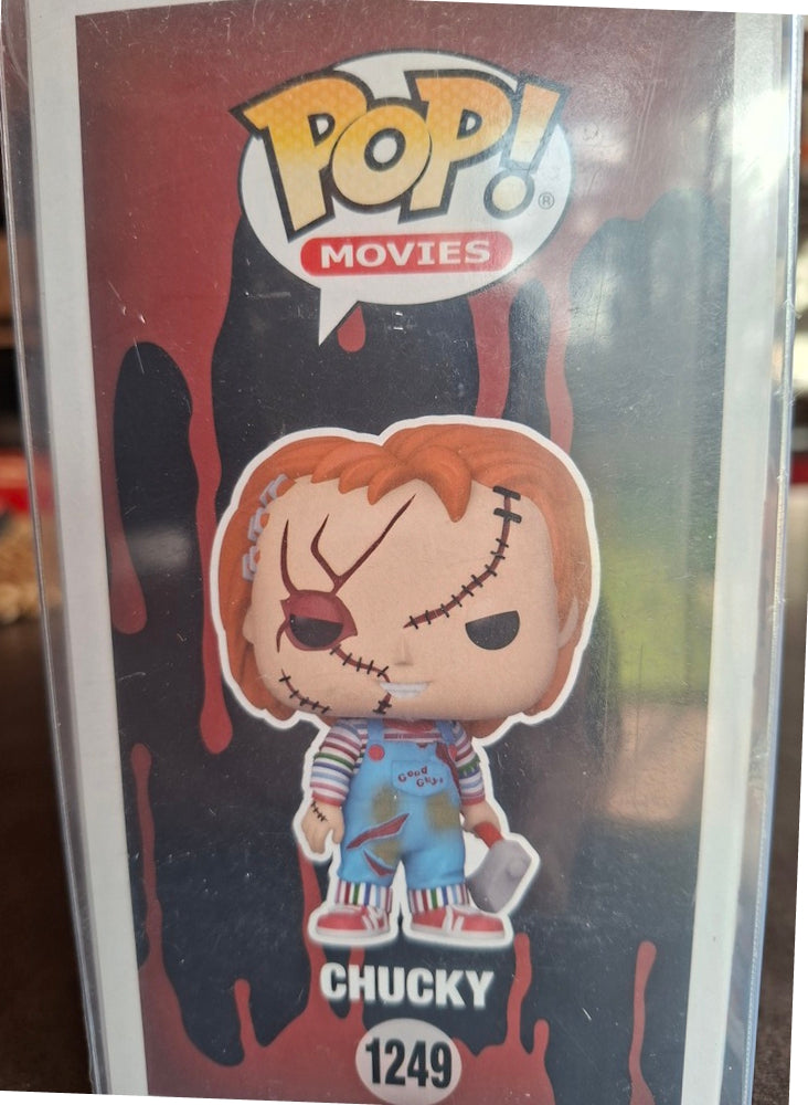 Chucky POP Funko signé par Alex Vincent aka Andy 1249