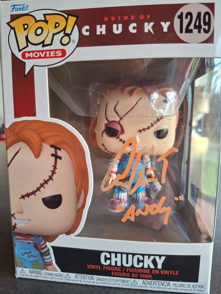 Chucky POP Funko signé par Alex Vincent aka Andy 1249