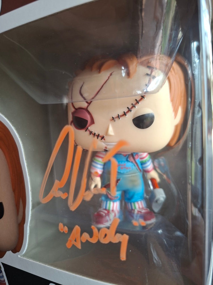 Chucky POP Funko signé par Alex Vincent aka Andy 1249