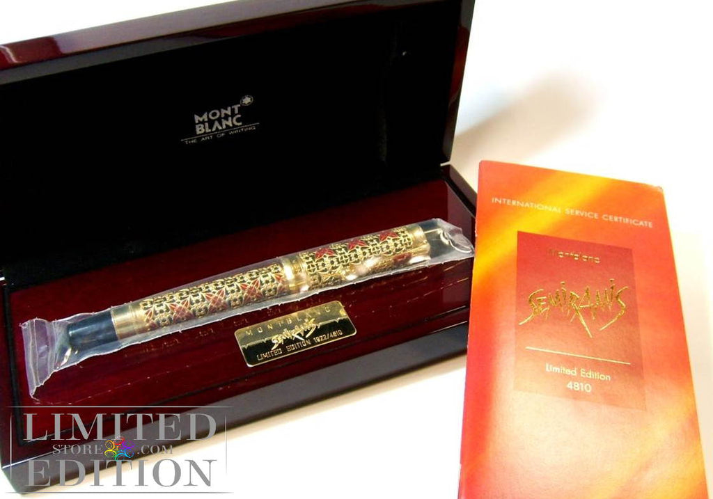 NEUF SCELLÉ Stylo plume Semiramis Ltd Ed 4810 - Montblanc