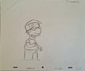 Personnages divers. Lot de 3 croquis originaux Les Simpson utilisés pour la production 40
