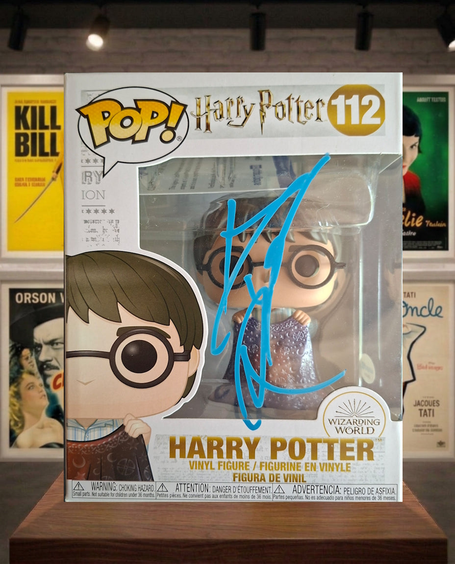 Autographe de Daniel Radcliffe sur Pop Funko Harry Potter #112