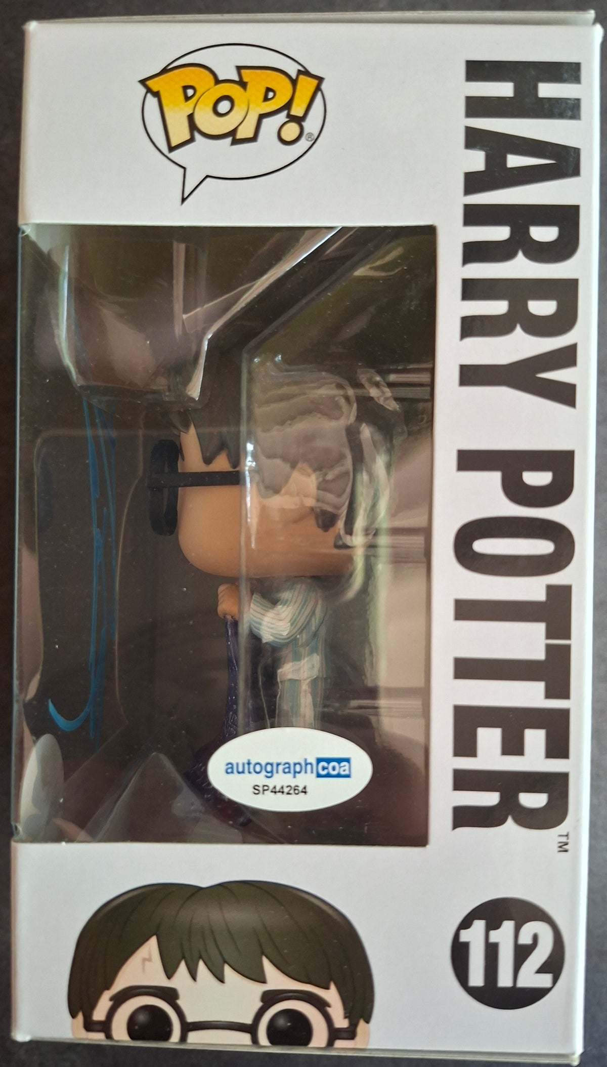 Autographe de Daniel Radcliffe sur Pop Funko Harry Potter #112