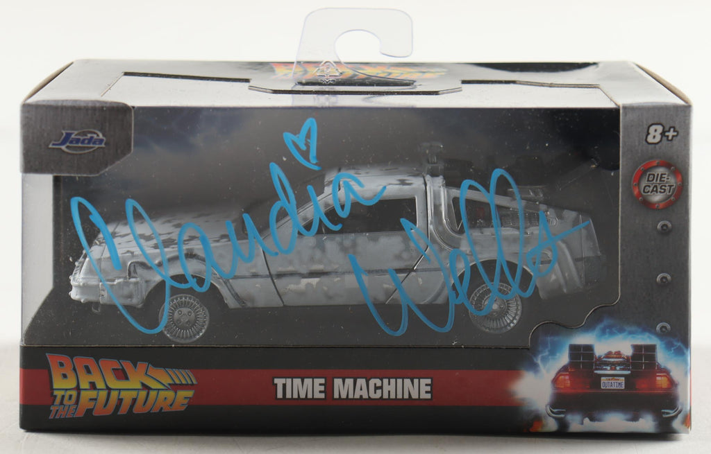 DeLorean Time Machine signée par Claudia Wells Retour vers le futur
