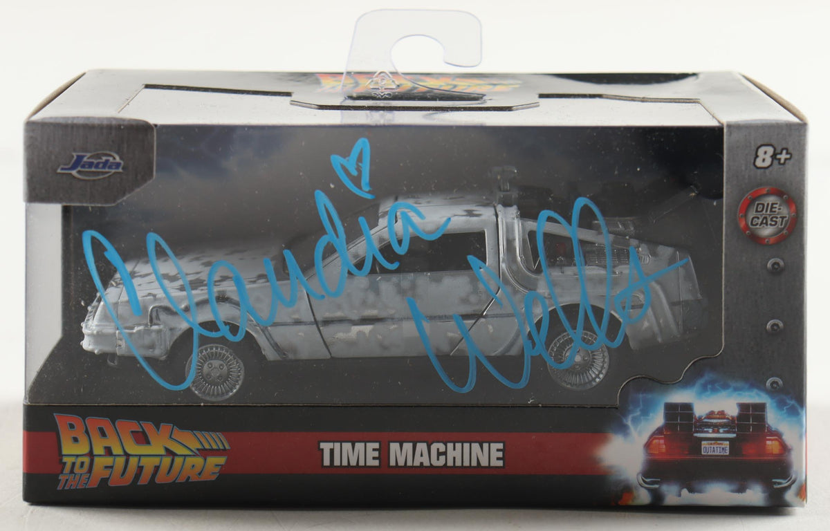 DeLorean Time Machine signée par Claudia Wells Retour vers le futur