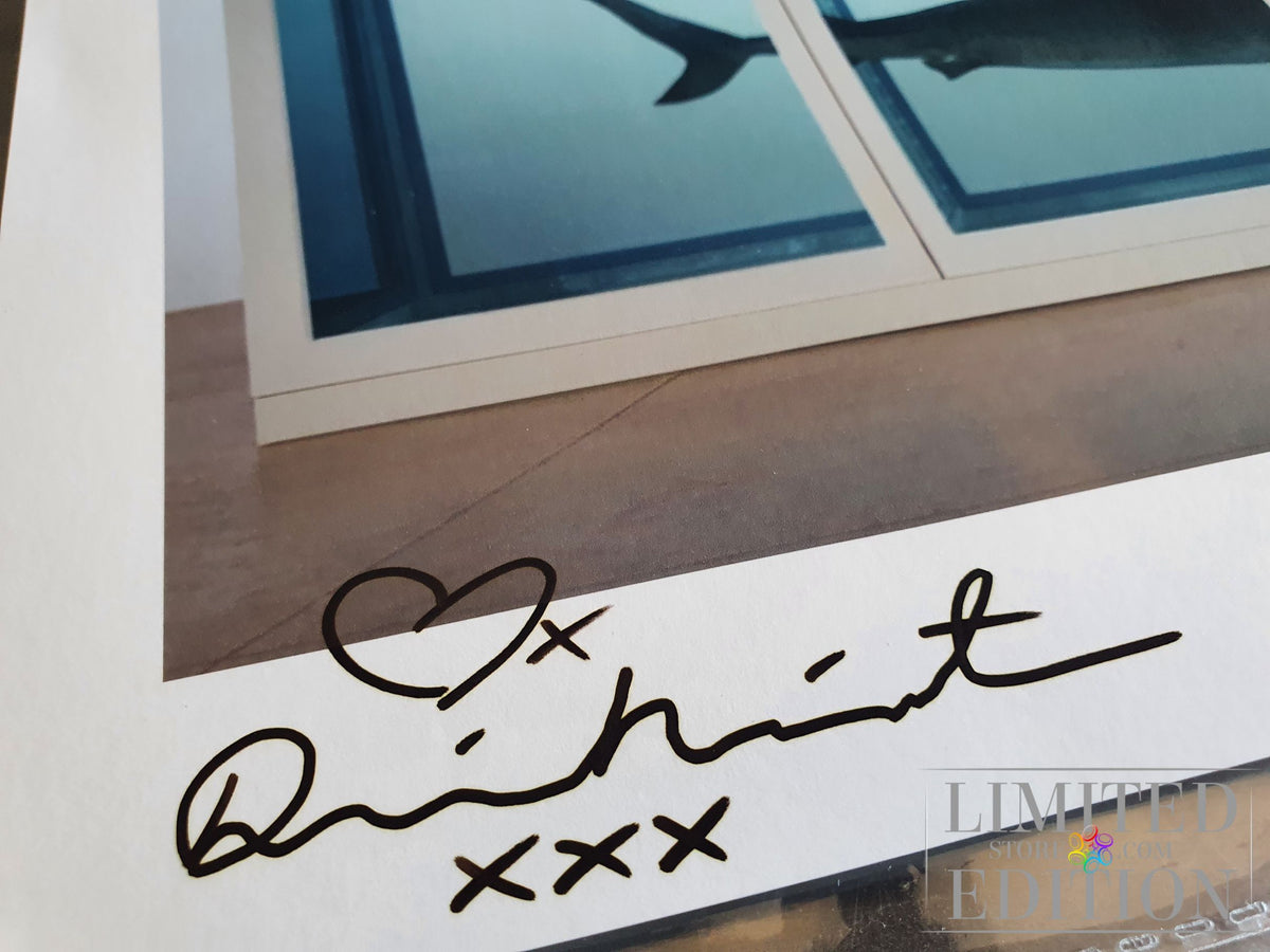 Dessin et autographe originaux de Damien Hirst
