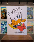 Donald Duck dessin original en couleurs par l'artiste Francesco Barbieri