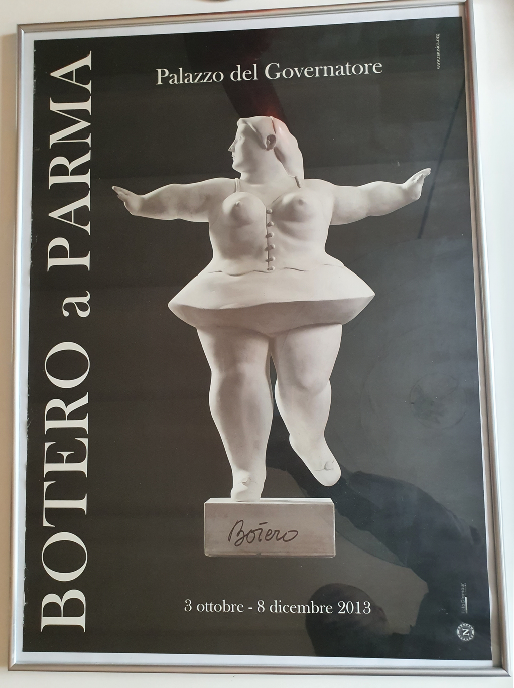 Affiche signée par Fernando Botero - Botero a Parma
