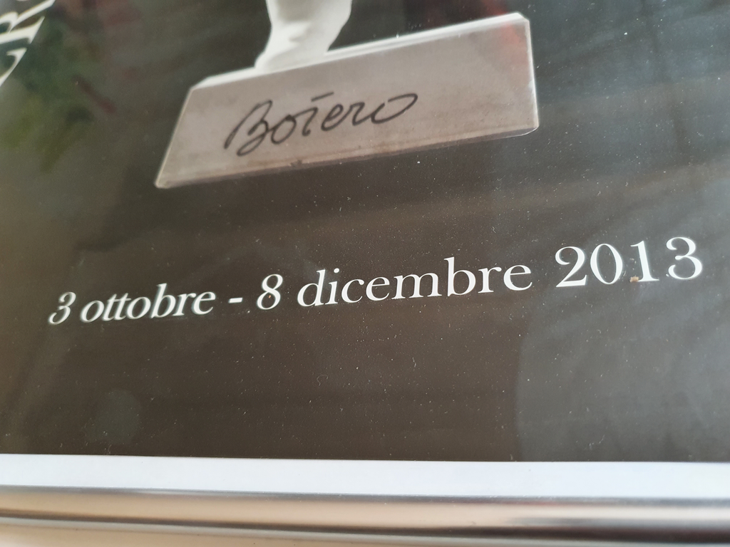 Affiche signée par Fernando Botero - Botero a Parma