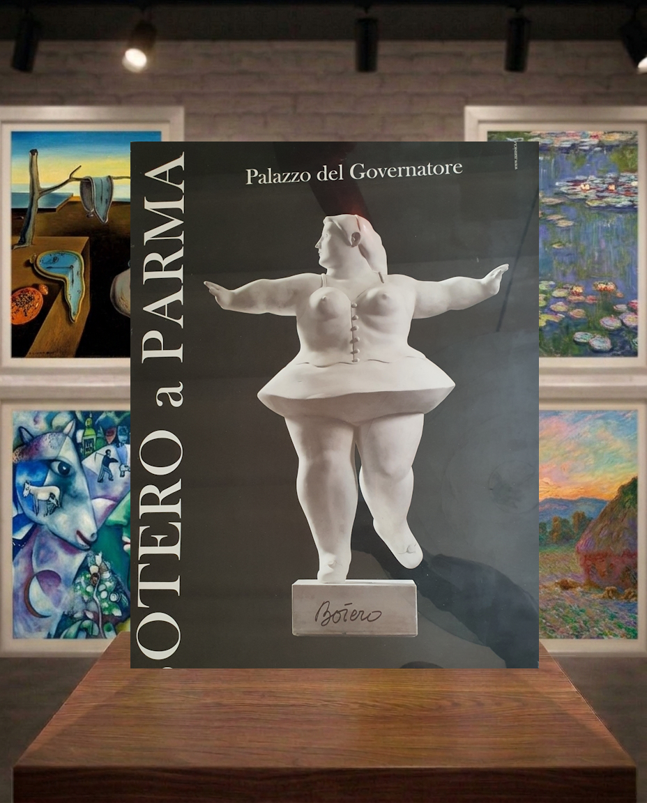 Affiche signée par Fernando Botero - Botero a Parma