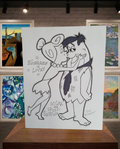 La Famille Pierrafeu Dessin original de Tony Benedict