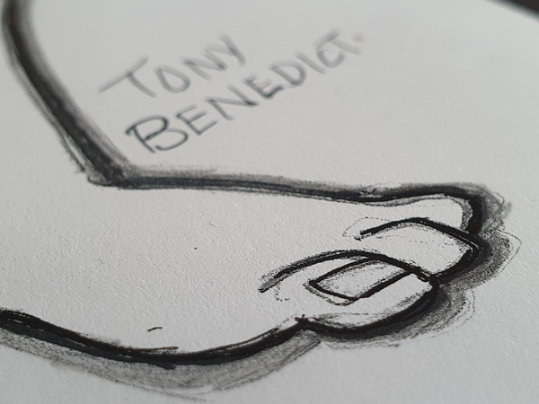 La Famille Pierrafeu Dessin original de Tony Benedict