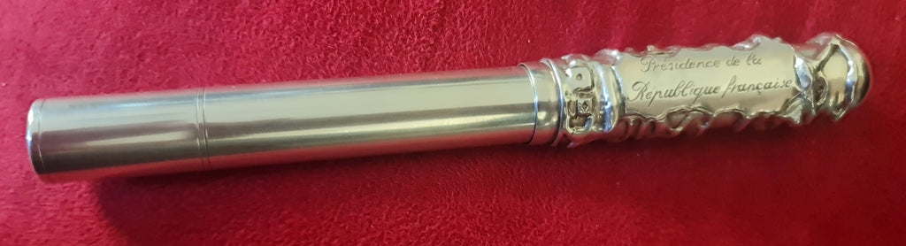 Stylo plume Michel Audiard Présidence de la République Française - unique et en argent massif