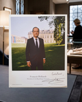 Photo présidentielle signée par François Hollande