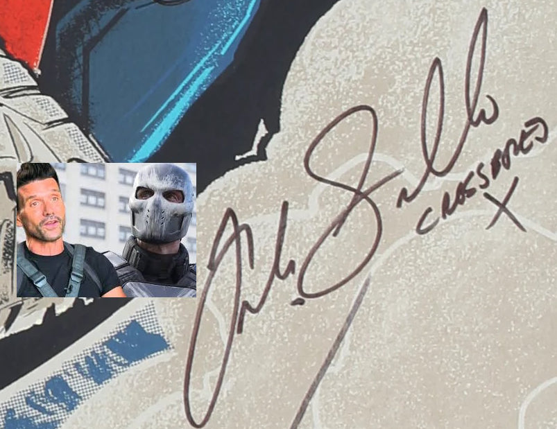 Edition limitée Captain America Winter Soldier avec 20 autographes Marvel Avengers
