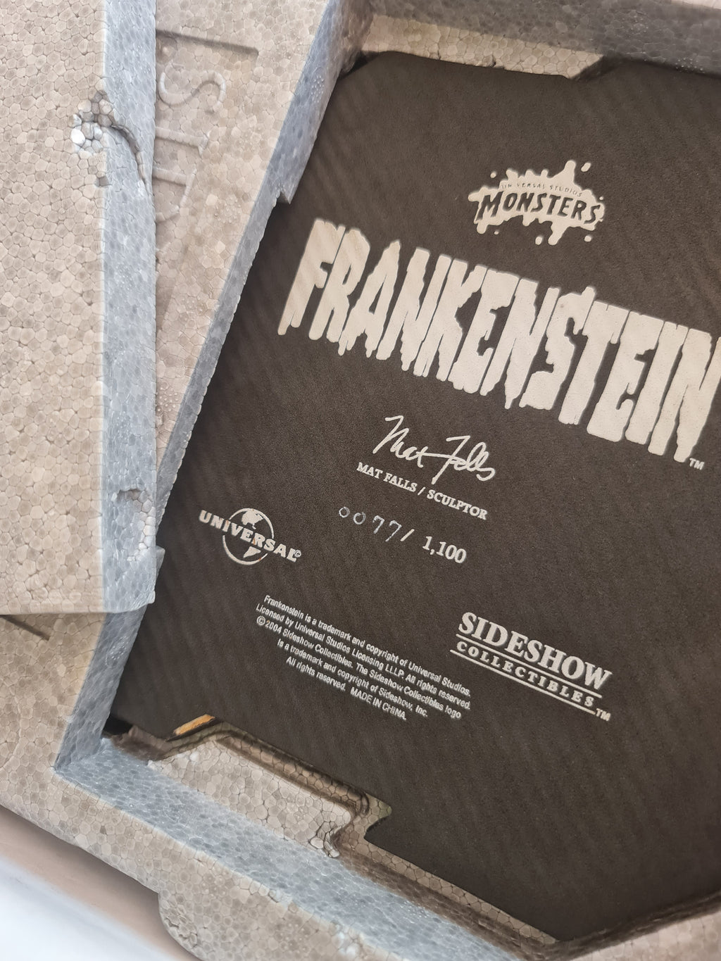 Frankenstein Sideshow 1:4 statue édition limitée 77/1100