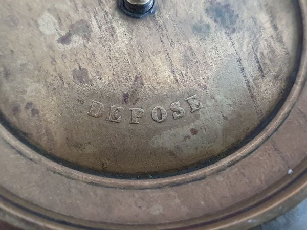 Déesse Victoria en cuivre, néoclassique 1900
