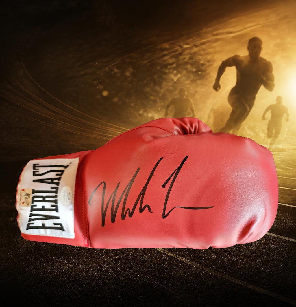 Boxing glove signed by Mike Tyson