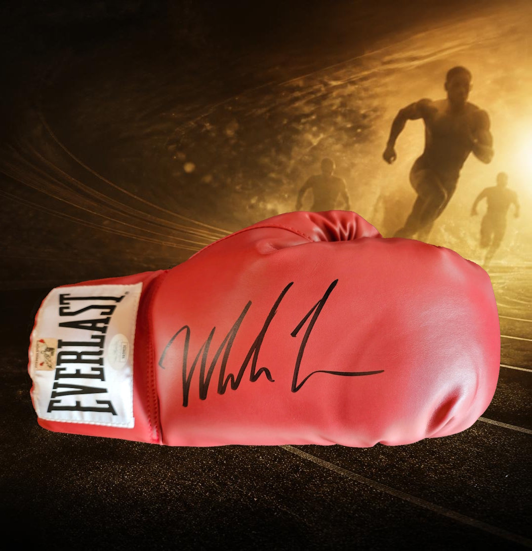 Boxing glove signed by Mike Tyson