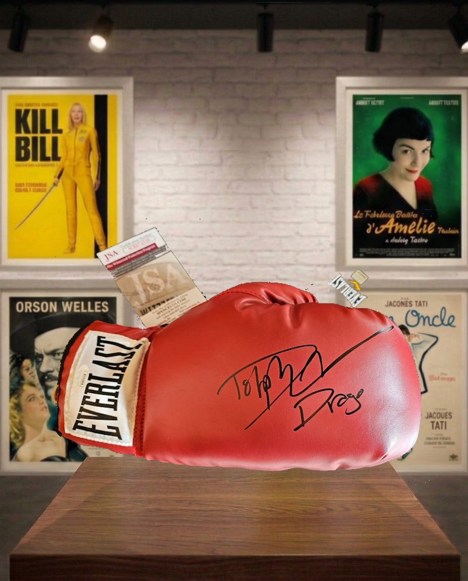 Gant de boxe signé par Dolf Lundgren aka Drago, Rocky IV