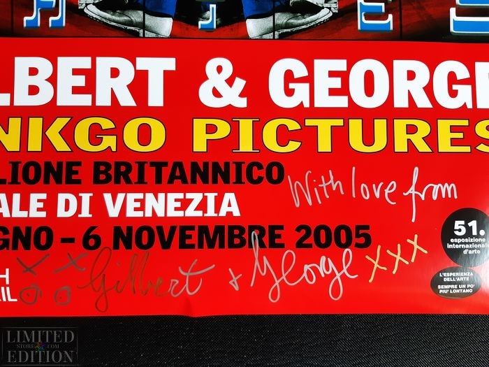 GILBERT & GEORGE - Affiche signée Ginkgo Pictures