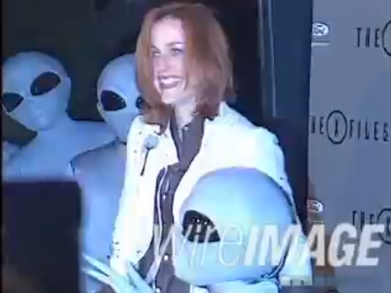 X-FILES Tête d'alien créée pour la fête de fin de tournage de la série en 2002