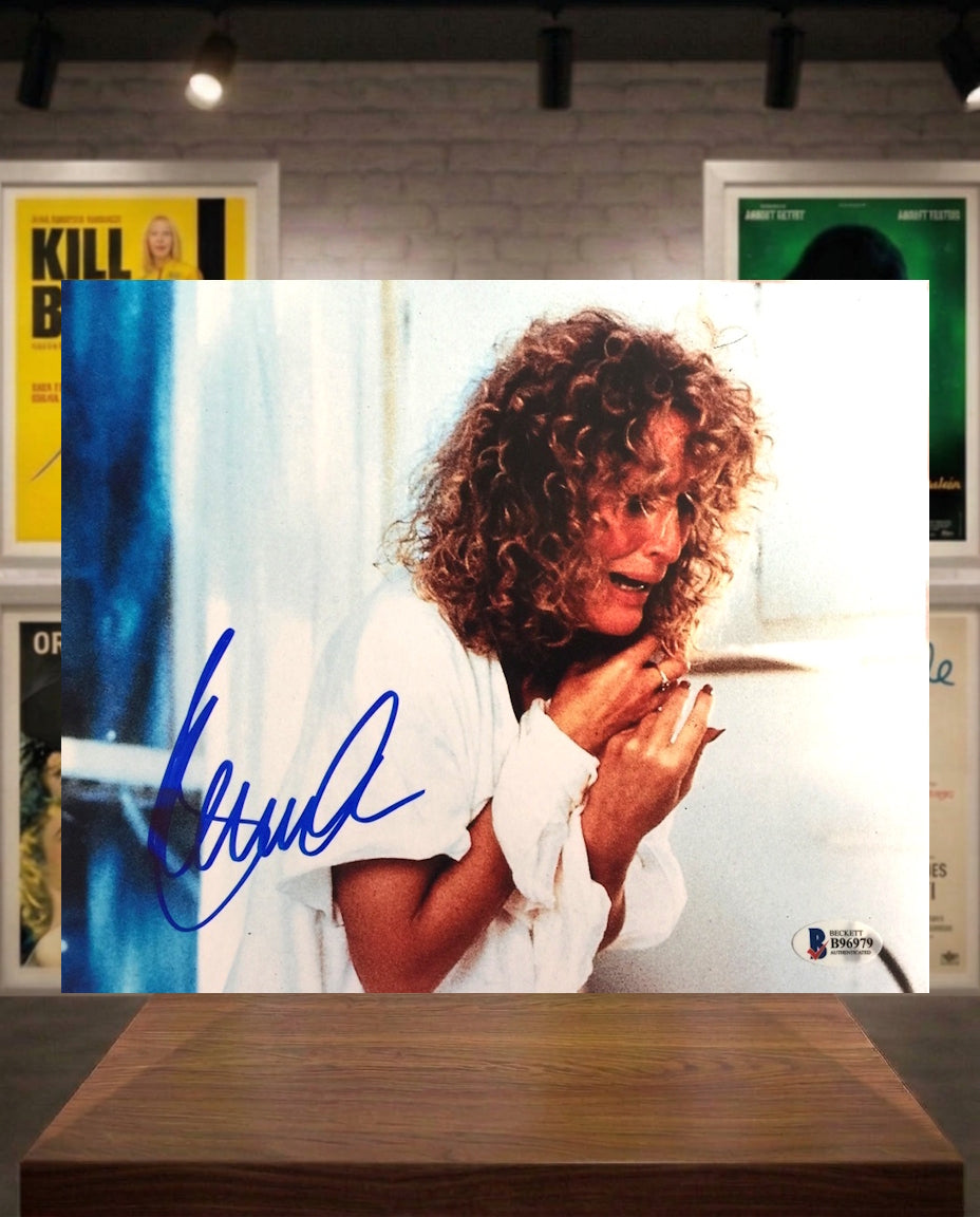 Photo 20x25 LIAISON FATALE signée GLENN CLOSE Beckett