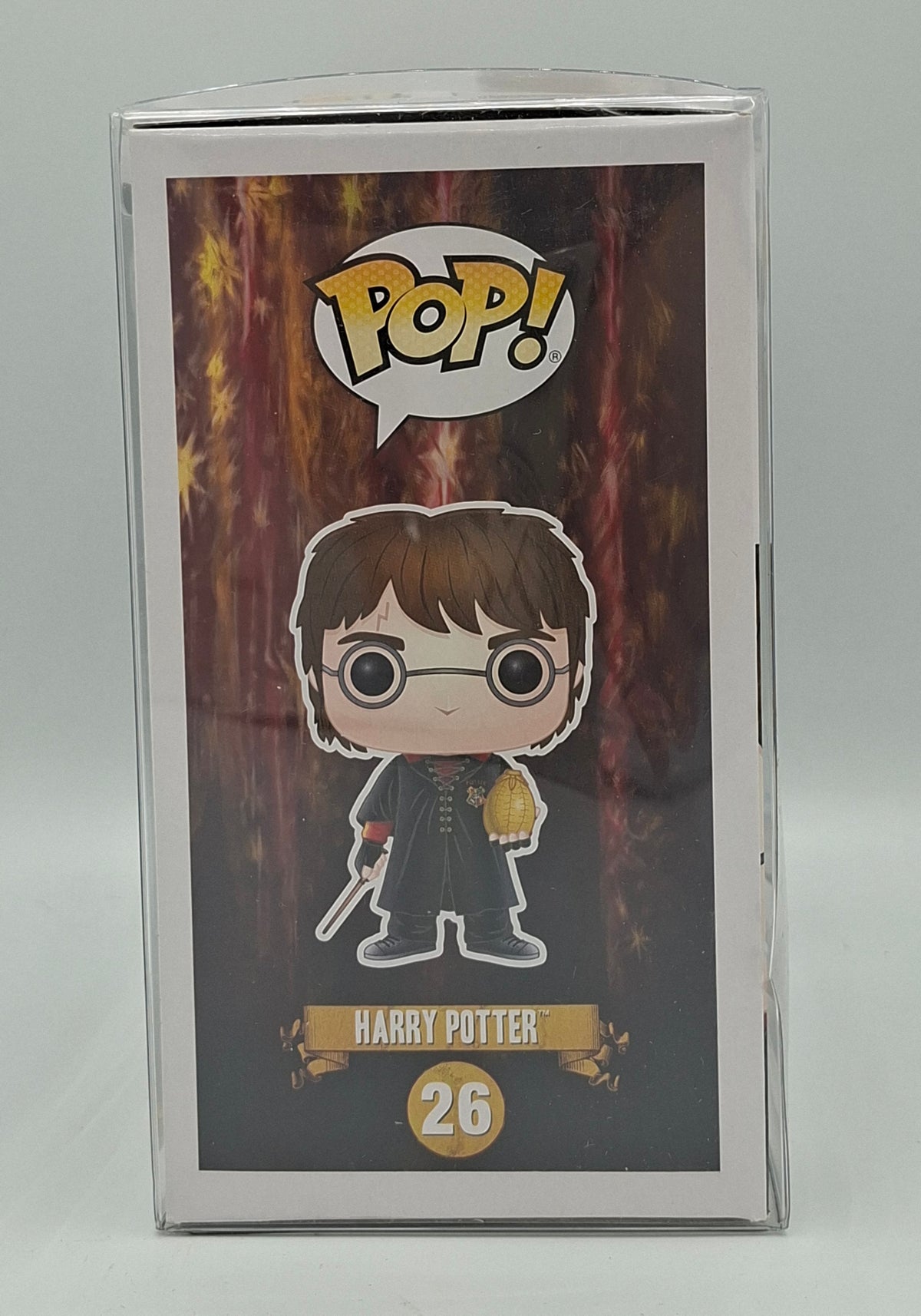 Autographe de Daniel Radcliffe sur Funko Pop 26 Harry Potter. Beckett