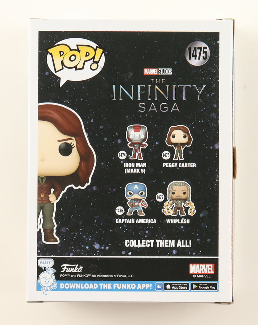 Autographe de Hayley Atwell sur Funko Pop! de la saga Infinity MARVEL