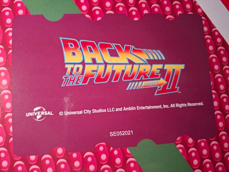 Hoverboard Retour vers le Futur II signé 7 fois + support mural à LED. C175493