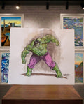 Hulk dessin original de Claudio Bellotti