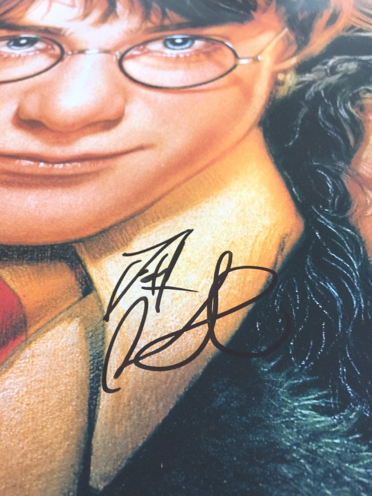 Poster 101x68 HARRY POTTER signé DANIEL RADCLIFFE