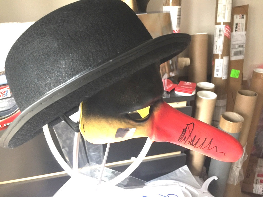 Chapeau ORANGE MECANIQUE signé Malcom McDowell Clockwork Orange
