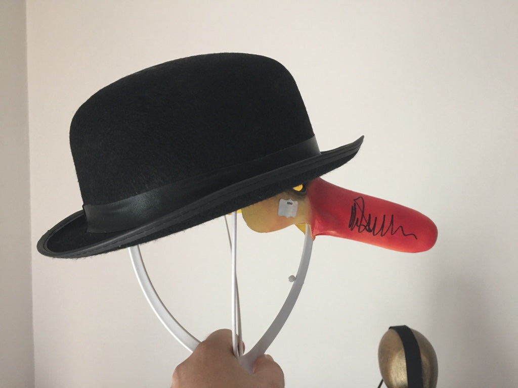 Chapeau ORANGE MECANIQUE signé Malcom McDowell Clockwork Orange