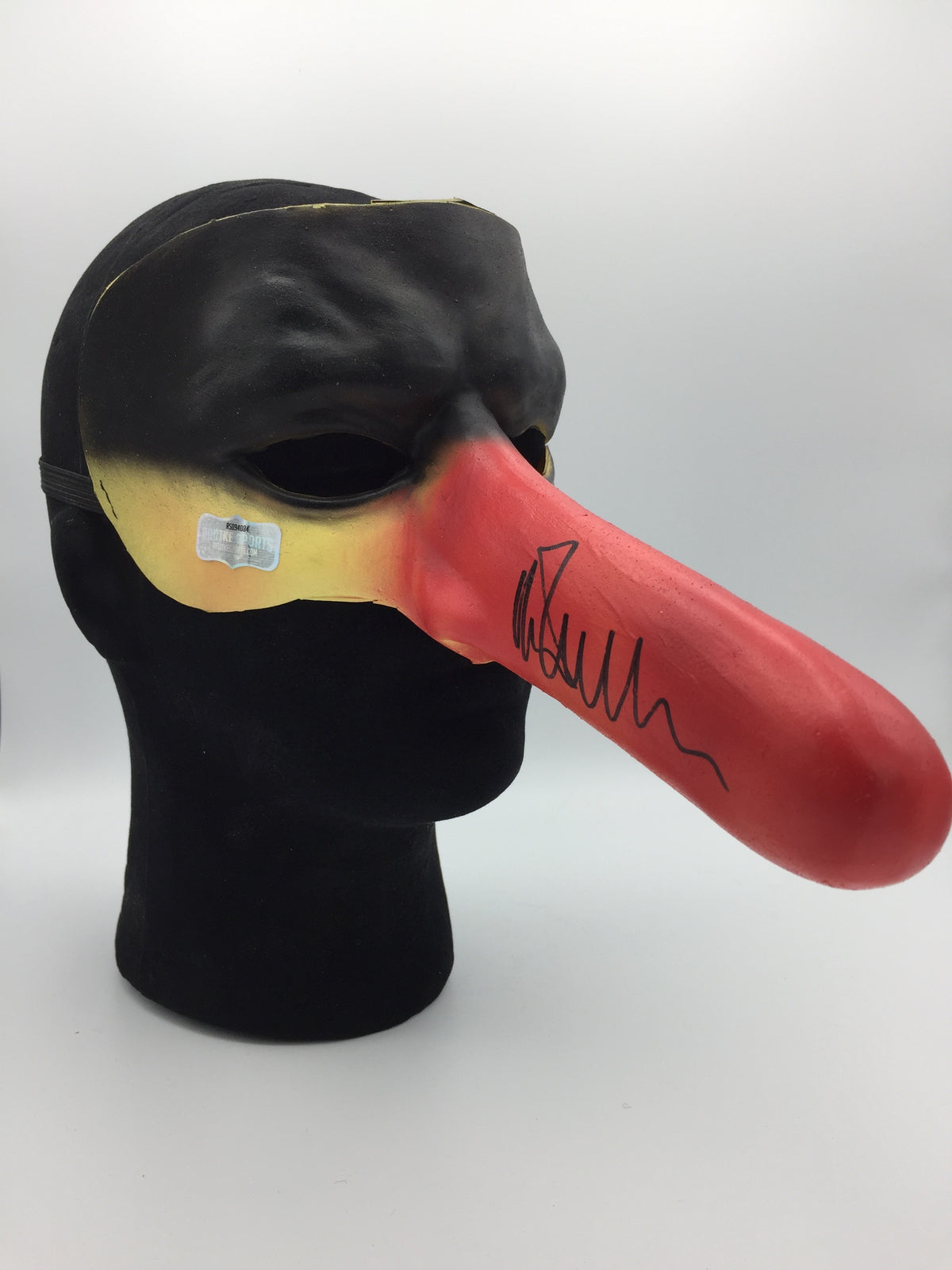 Masque ORANGE MECANIQUE signé Malcom McDowell Clockwork Orange