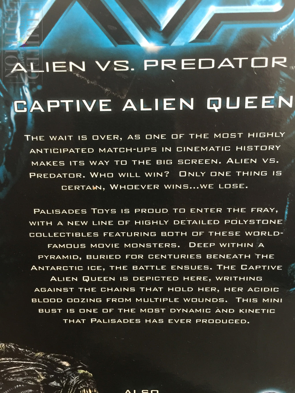 Alien Captive Queen 2 autographes