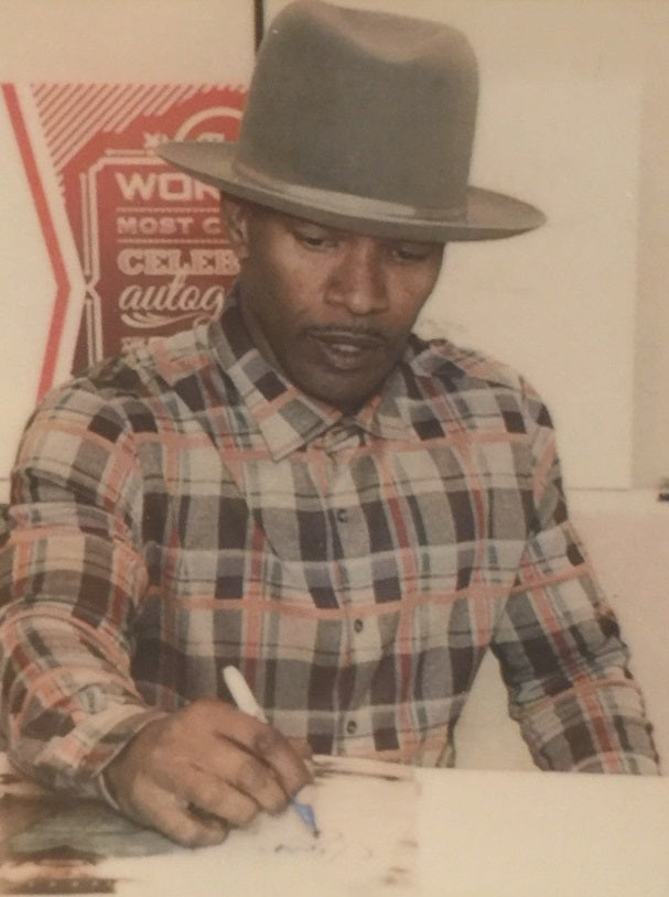 Photo 40x50 signée Jamie Foxx Django Unchained Tarantino